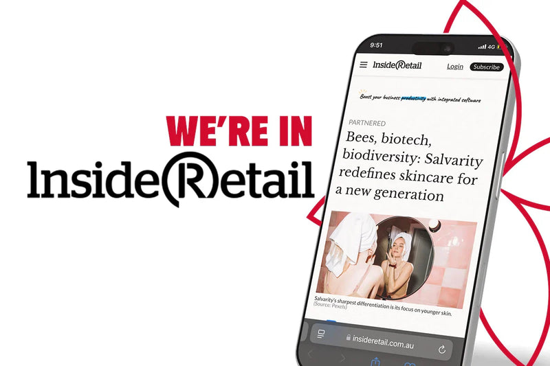 Salvarity Recognised by Inside Retail: Redefining the Future of Skincare