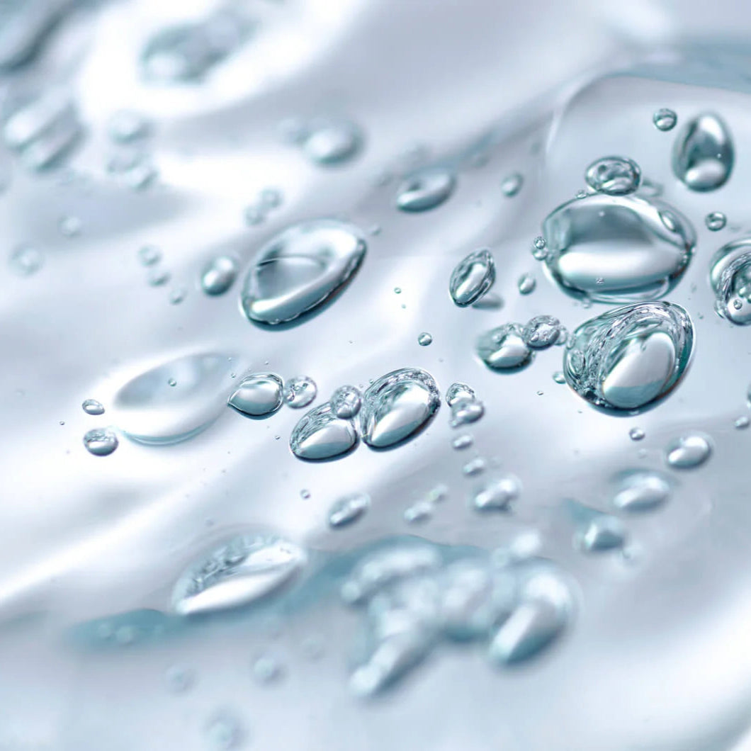 Hydrating Hyaluronic Acid water droplets for skin softness and pore improvement