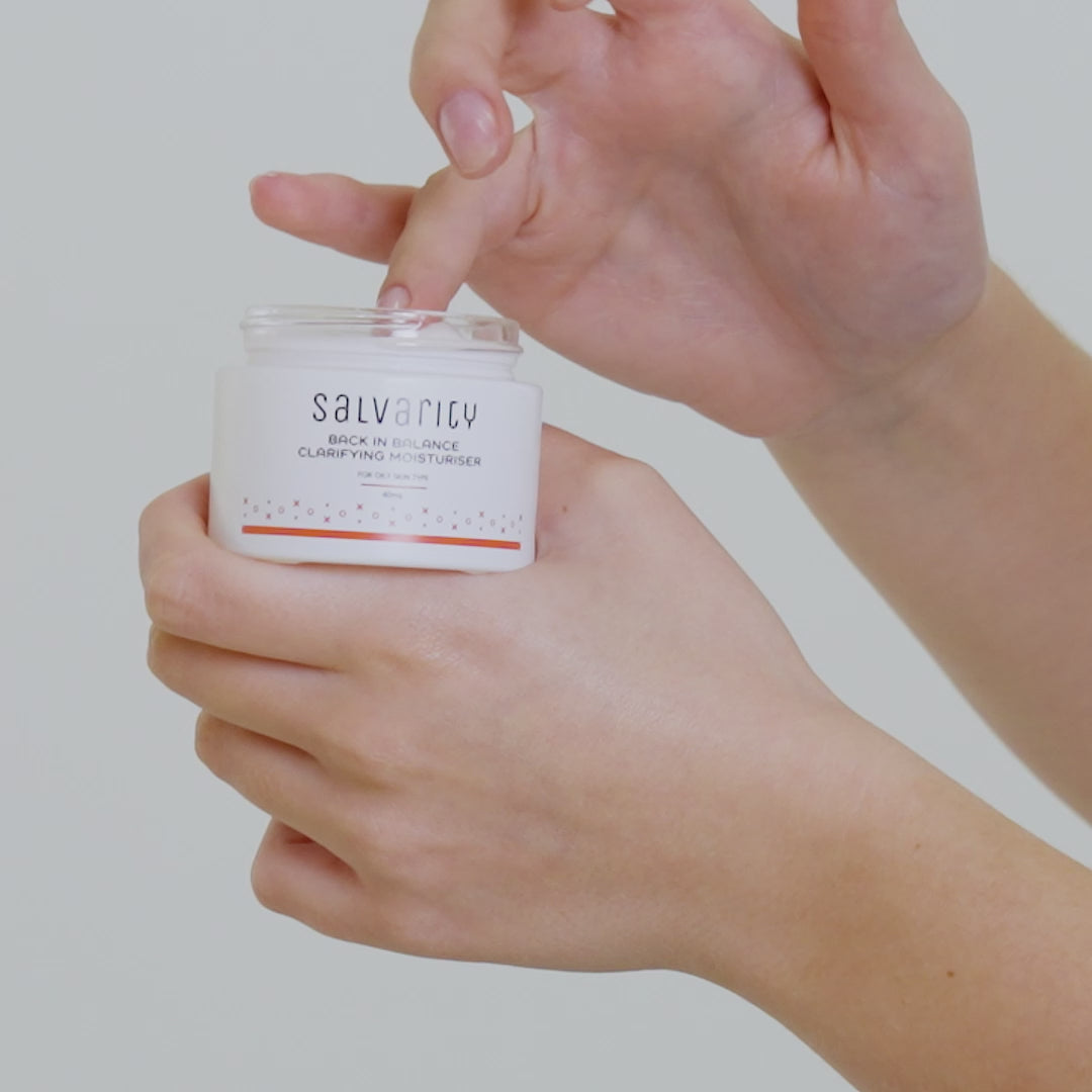 Back in balance clarifying moisturiser video